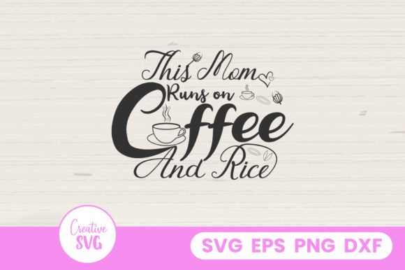 Coffee & Rice Graphics for Crafts and Branding