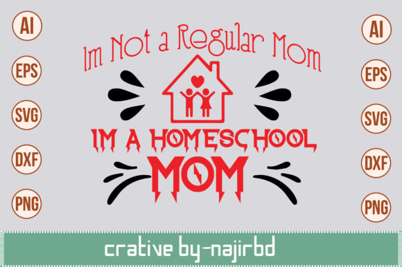 Homeschool Mom Graphics for Crafts & Sales