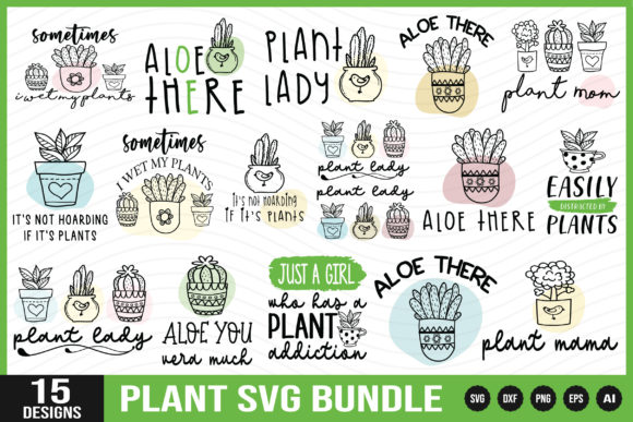 Plant SVG Bundle Vol - 2: Premium Graphics for Crafts